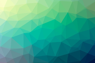 Obraz premium Illustration of abstract Blue And Green horizontal low poly background. Beautiful polygon design pattern.
