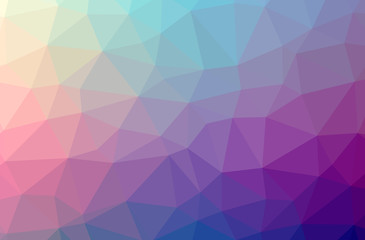 Illustration of abstract Purple horizontal low poly background. Beautiful polygon design pattern.