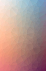 Obraz premium Illustration of abstract Orange vertical low poly background. Beautiful polygon design pattern.