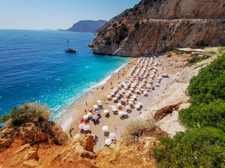 Naklejka premium Kaputas Beach Kas Antalya Turkey