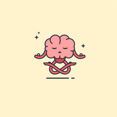 Brain exercising yoga.