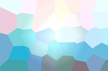 Abstract illustration of blue and purple Giant Hexagon background