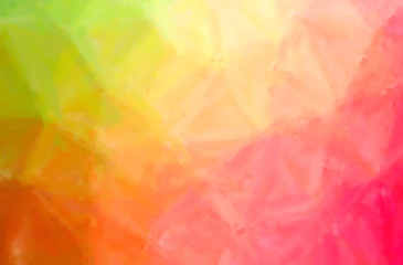 Abstract illustration of orange, red, yellow Dry Brush Oil Paint background