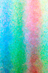 Abstract illustration of blue, green, pink, purple, red Impressionist Pointlilism background
