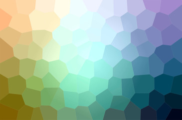 Fototapeta na wymiar Abstract illustration of blue and brown Big Hexagon background