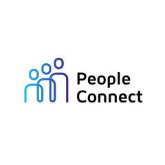 People Connect Logo Design Template
