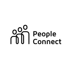 People Connect Logo Design Template