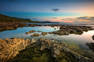 Coral Reefs at Sunset