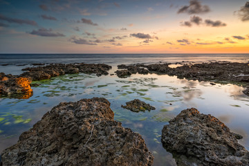 Coral Reefs at Sunset