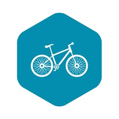 Bicycle icon. Simple illustration of bicycle vector icon for web