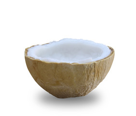 coconut isolated on white background