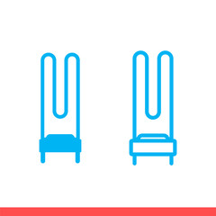 Washing machine heater icon