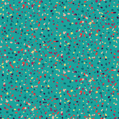 Vector terrazzo flooring seamless pattern repeat background