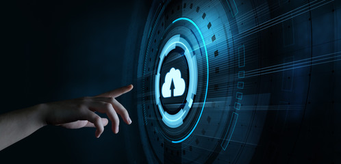 Cloud Computing Technology Internet Storage Network Concept