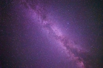 Obraz premium view of Milky Way galaxy in night sky