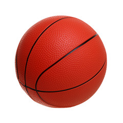 Basketball toy isolated on a white