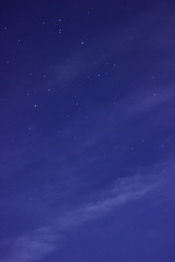 Night sky with some stars