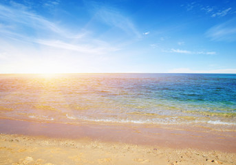 summer sand beach and sea