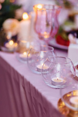 wedding ceremony decoration, chairs, arches, flowers and various decor