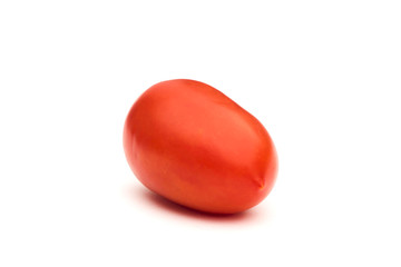 Tomatoes isolated. Tomato on white. Tomato with drops. With clipping path. Full depth of field.