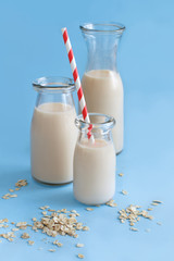 Vegan oat milk, non dairy alternative milk