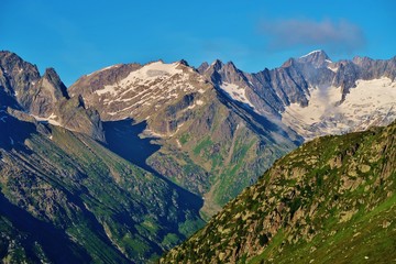 Bergwelt bei Göschenen, Kanton Uri, Schweiz