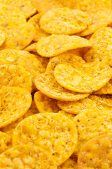 Indian Street Snack Food Masala Khari Papdi Background