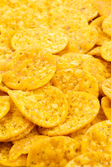 Indian Street Snack Food Masala Khari Papdi Background