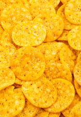 Indian Street Snack Food Masala Khari Papdi Background