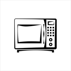 Fototapeta premium Microwave Icon, Microwave