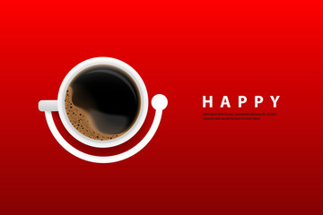 Happy Coffee Refresh each morning. Advertisement Flyers