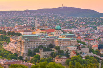 Obraz premium Budapest skyline in Hungary