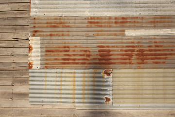 Corrugated Iron Wall