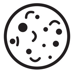 bacteria icon on white background. flat style. bacteria icon for your web site design, logo, app, UI. danger bacteria symbol. bacteria sign.