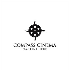 cinema logo and compass