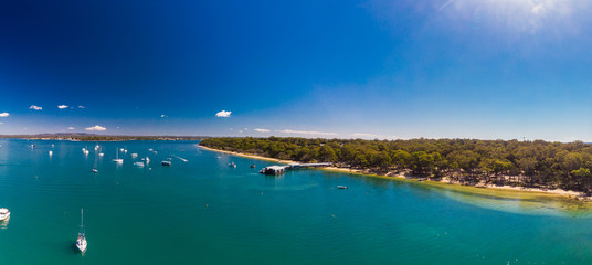 Sunny day on Coochiemudlo Island, Brisbane, Queensland, Australia