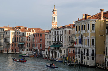 Fototapeta na wymiar Le Grand Canal à Venise