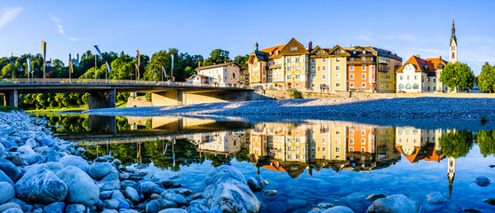 Fototapeta premium famous old town of bad toelz - bavaria