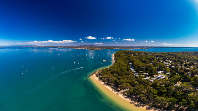 Sunny day on Coochiemudlo Island, Brisbane, Queensland, Australia