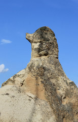Cappadocia is a region in central Turkey. Magical chimneys in Pashabag (Valley of the Monks) and...