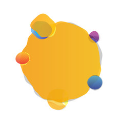 Abstract Colorful Vectro Design Element