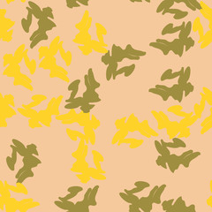 UFO camouflage of various shades of green, yellow and beige colors