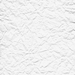 Vector Crumpled White Paper Texture