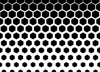 Honeycomb seamless background. Vector illustration for card.