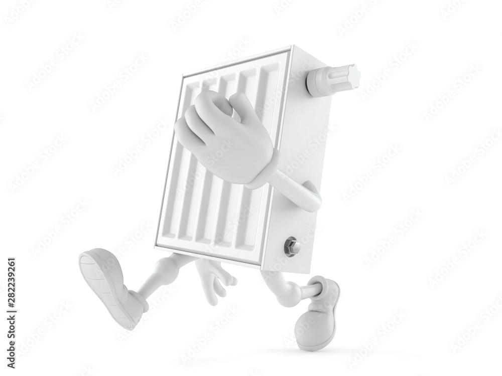 Canvas Prints radiator character running