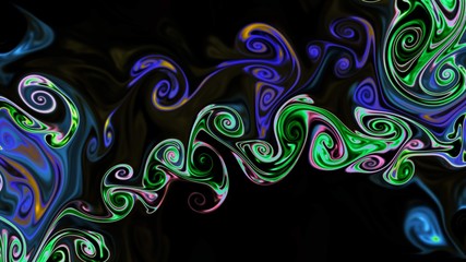 Abstraction painted in oil. Colorful texture background. Multicolored wallpaper graphic design. Pattern for creating artworks and prints. Crazy bright colors style. Digital watercolor effect. Abstract