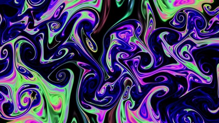 Abstraction painted in oil. Colorful texture background. Multicolored wallpaper graphic design. Pattern for creating artworks and prints. Crazy bright colors style. Digital watercolor effect. Abstract