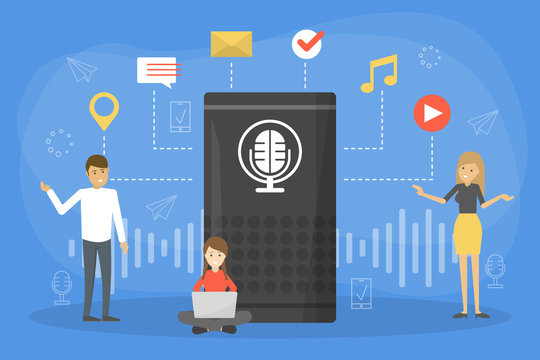 Voice assitant system in the mobile phone concept