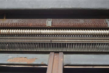 old metal parts close up © taraskobryn