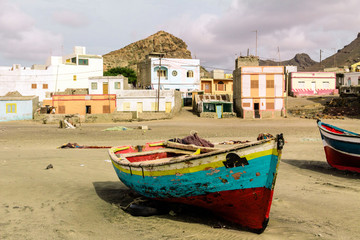 Fototapeta na wymiar Sao Pedro auf Mindelo, Capo Verde